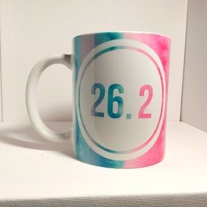 Hand Made - Fitness Full Marathon 26.2 Coffee Mug- Running Finisher - Home Made